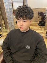 銀座マツナガ 神田店&nbsp;メンズ無造作フェード束感ツイストスパイラルショートストリート