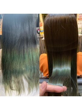 アローズ 玉名店(arose) 10代20代30代髪質改善艶髪派手カラーストレートロング