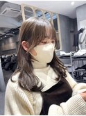 シークレットハイライトで透明感グレージュ
