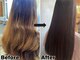 毛髪花学研究所の写真/艶も潤いも同時に与える「カシミヤトリートメントカラー」髪にも優しい自然派で、結果重視の上質な仕上り◎