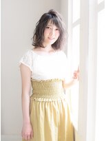 コア 梅田(Core)&nbsp;グレージュカラー/デザインカラー/シルキーベージュ/斜めバング