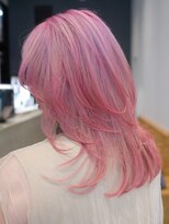 ピンクロング_マチルダボブピンクベージュ_ba463692