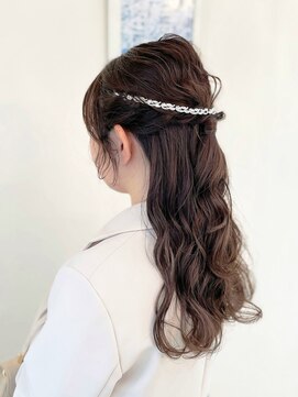 ヘアー ホスピタル ソアン(hair hospital soan) お呼ばれハーフアップ☆ロングヘア