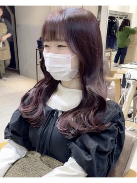 プラグ バイ ネオリーブ(plug by neolive) レイヤーロング×髪質改善 [髪質改善/縮毛矯正]韓国T