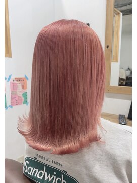 エニー ココ ヘアー(ANY.coco HAIR) 大人可愛いベビーピンク☆