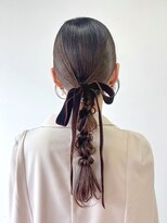 Emma ecole お呼ばれヘアアレンジ/パーティーヘアセット/結婚式