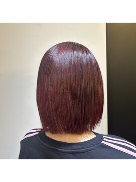 サロンドミルク 溝の口店(salon de MiLK) 艶感ボルドーカラー