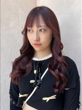 インフィニティー infinity HAIR SPACE BLOOM ブリーチなしカシスピンク