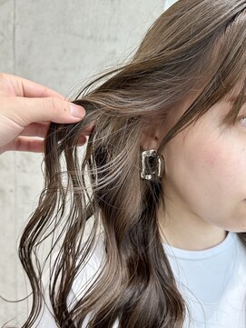 ディーエックス ウエスト(Dxxxx WEST) インナーカラー ミルクティーベージュ