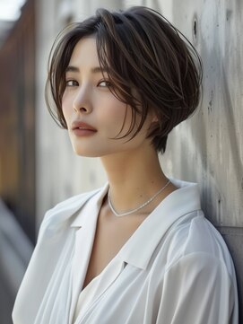 アルトリスト(Altruist Aging×HAIR&SPA) ☆イメチェンピンクベージュアンブレラカラー前髪クールショート