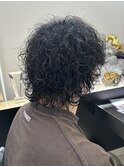 MEN'S HAIR カルマパーマ ダークアッシュ ニュアンスパーマ