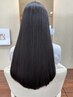 【藤田限定】カット+透明感カラー+選べるグローバルミルボントリートメント