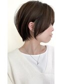 ハイライトバレイヤージュダブルカラーショートカット30代40代