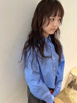 シテン(SITEN) ロングパーマ/ニュアンスパーマ/ブラウンヘア