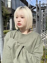 ルル 表参道(lulu.)&nbsp;★外ハネボブ  ボブルフ 小顔 ワンレンミニボブ 黒髪