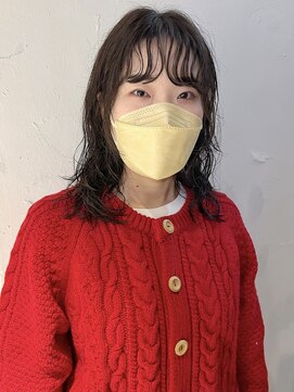 コフィー バイ メルト 吉祥寺(cofy by melt) 【三ツ井純】前髪パーマ 無造作パーマ お洒落ヘア オリーブ