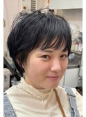 大人女性スッキリショートカットスタイル