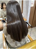 髪質改善トリートメント#チェリーブラウン
