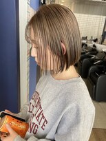 コワファースト 大分(COIFF1RST)&nbsp;大人可愛いショートボブ白髪ぼかし20代30代40代/大分