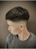濡れパン フェード パーマ