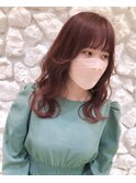 #ピンクブラウン#髪質改善パーマ