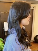 前髪デジパで垢抜け◎大人韓国風大きめカールで可愛い顔まわり♪