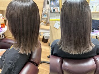 クレエ(Creer)の写真/【髪質改善特化】縮毛矯正とは思えないほど自然になめらかな髪を作る！乾かしただけてまとまる理想の髪へ…