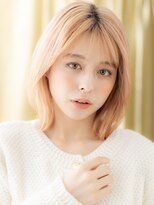 カバーヘア ブリス 北浦和(COVER HAIR bliss)&nbsp;■ハイトーンカラーホワイトブロンドボブウルフ47北浦和10代20代