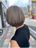 千葉駅/着物ヘア/大人ガーリー/ダークアッシュ/似合わせカット