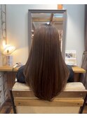 レイヤーカット2/4アッシュベージュ