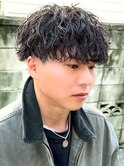 スペインカール/グランジ/メンズパーマ/アクティブショート/針金