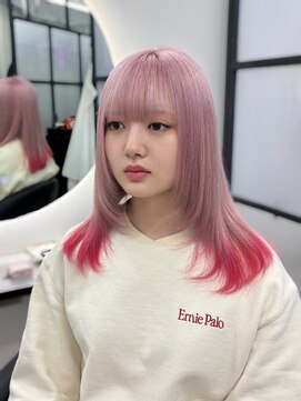 シーバイスリー 綱島(C×3) ホワイトピンク × レッドピンク × エンドカラー