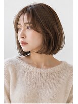 ヘアアンドメイク アース 入間店(HAIR&MAKE EARTH) ナチュラルベージュボブ