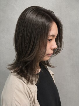 ピース バイ シータ(PEACE by CITA) 透明感ダークグレージュ × ミディアムレイヤー20代30代40代
