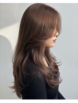 リアン(Lien)&nbsp;髪質改善×ウォームブラウン×秋の透明感セミロング