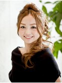 ハーフアップ☆ヘアセット☆F