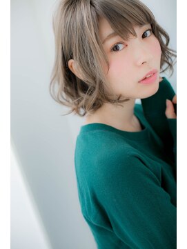 ローレン(LOREN) ＊LOREN＊グレージュ３Dハイライトで差をつける！こなれ感ボブ