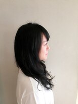 黒髪でもふんわり柔らかカールスタイル☆ 担当 川上功介