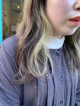 ヘアーメイクオズ(hair make O/S) イエロー☆インナーカラー☆