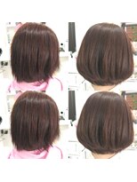 美容室ういんく&nbsp;春ショートボブ