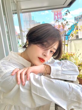 キアラ(Kchiara) 前髪長めハンサムショートkchiara福岡天神川野直人