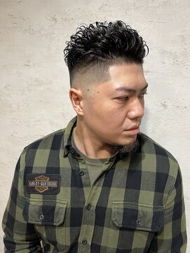 フリーク バーバーショップ 都島店(FREAK BARBER SHOP) 宮城リョータ風フェード&パーマ