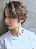 バレイヤージュ インナーカラー