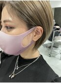 新髪質改善×トリートメント×ハイトーン×ショート