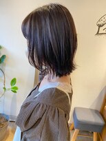 メルト 吉祥寺(melt)&nbsp;【宮本】韓国風ゆる巻き外ハネミディグレージュカラーベージュ