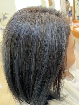 ラ メール ヘア デザイン(La mer HAIR DESIGN) ハイライト/アッシュブルー