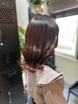 ヴァイス 渋谷店(VAICE) 【裾カラー】ボルドーブラウン