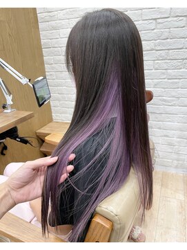 ループ(LOOP) 暖色☆インナーパープルカラー