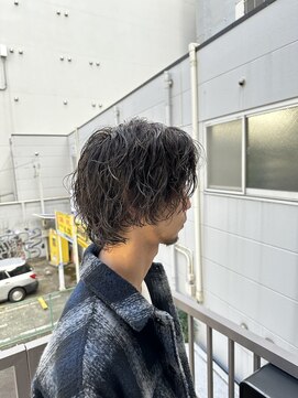 ビカムメンズヘアー 栄店(become men's hair) ナチュラルウルフパーマ