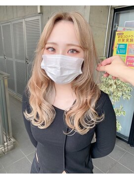 ガルボ ヘアー(garbo hair) ハイトーンベージュカラー高知美容院10代20代